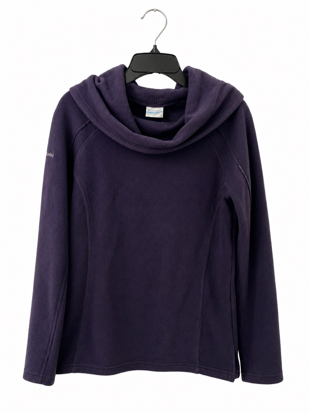Columbia Women's Purple Cowl Neck Fleece Pullover